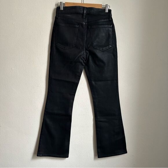 NWT Madewell Kick Out Crop Jeans Coated Edition nn472 size 26 - Picture 5 of 8